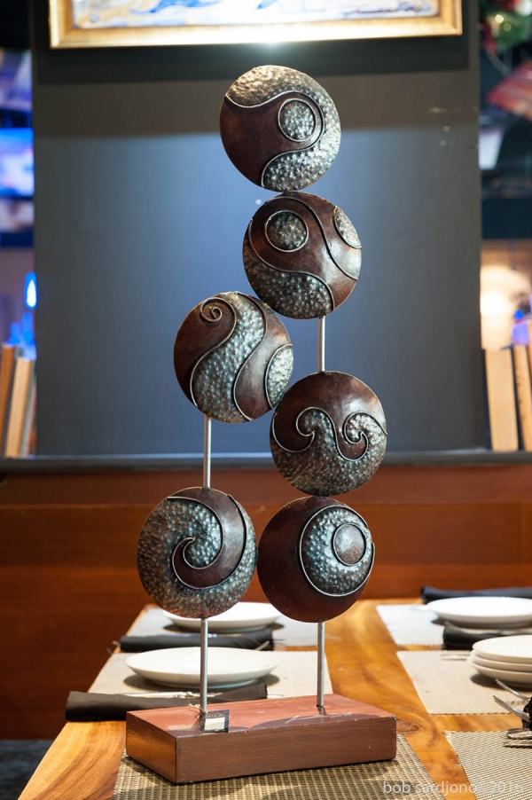 "Wave of Shields" BRONZE- bronze and aluminium sculpture
