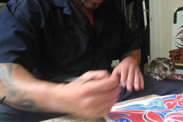 Giorgio Sciarreta at work